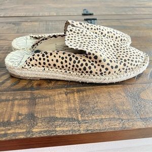 DV Dolce Vita Elaine Tan Leopard Slip On Espadrilles
